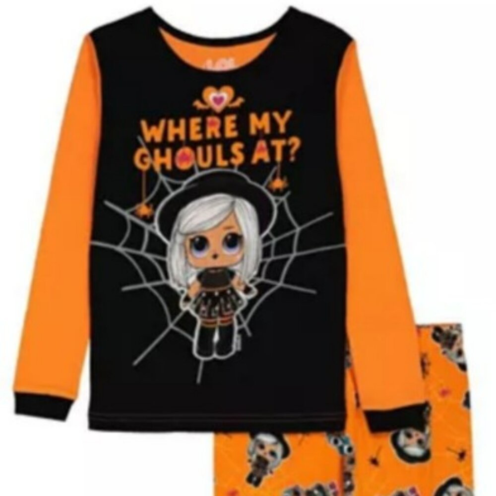 L.O.L. Surprise! Girls 2-Piece Halloween Pajama Set - Picture 2 of 4